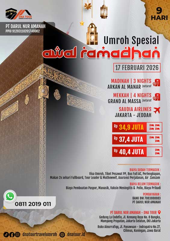 Umroh Awal Ramadhan 2026