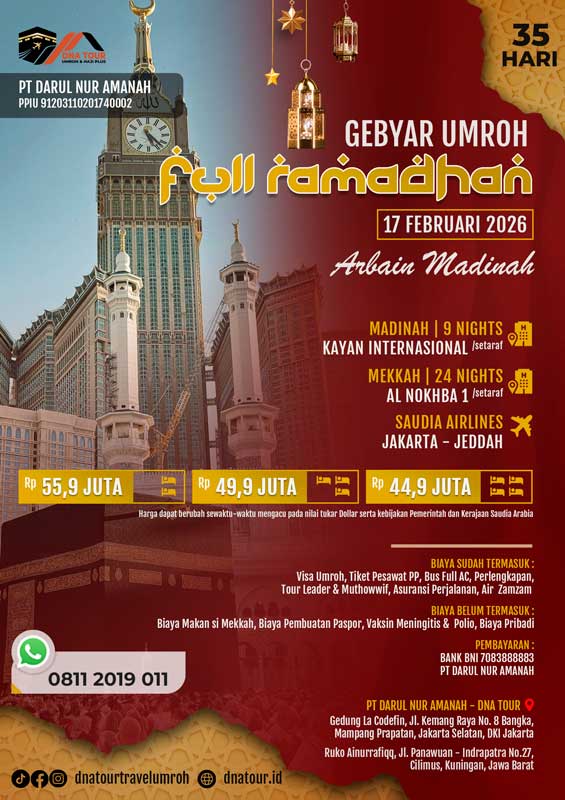 Umroh Full Ramadhan 2026